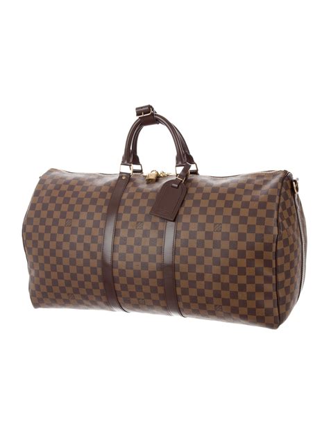 louis vuitton damier ebene keepall|Louis Vuitton bandouiller 55.